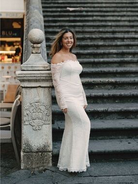 Lulus | Dresses | Lulus Flynn White Lace Maxi Dress | Poshmark